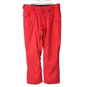Volcom Women's Logic Snow Pants Bright Coral Large